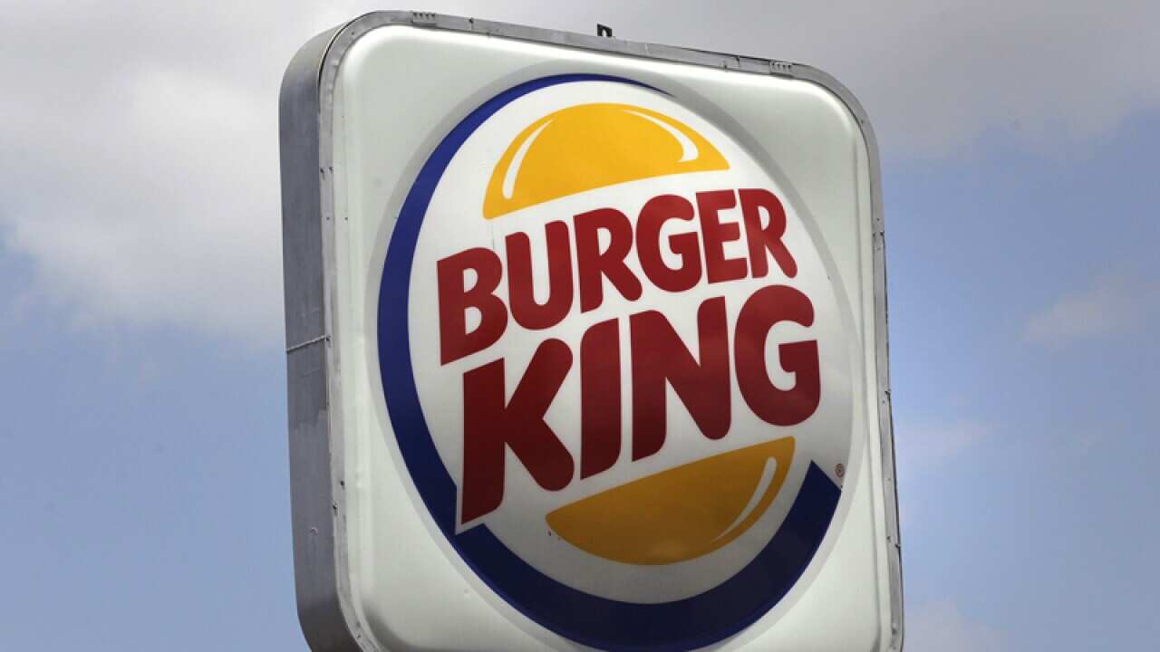 Burger King sign.