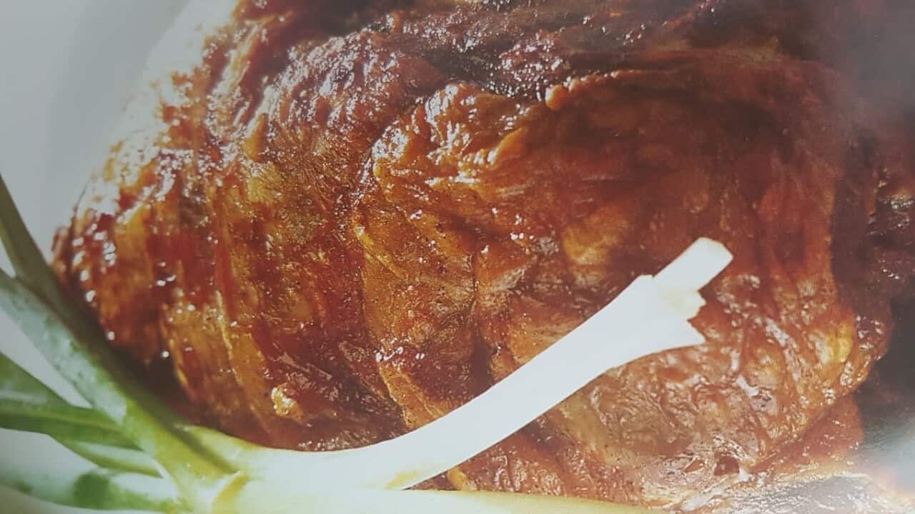 Roast leg of lamb is one of the most fuss-free dish.