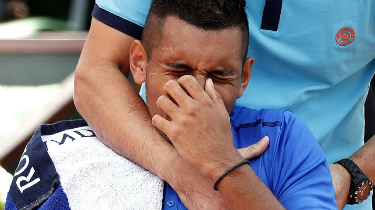 Nick Kyrgios of Australia