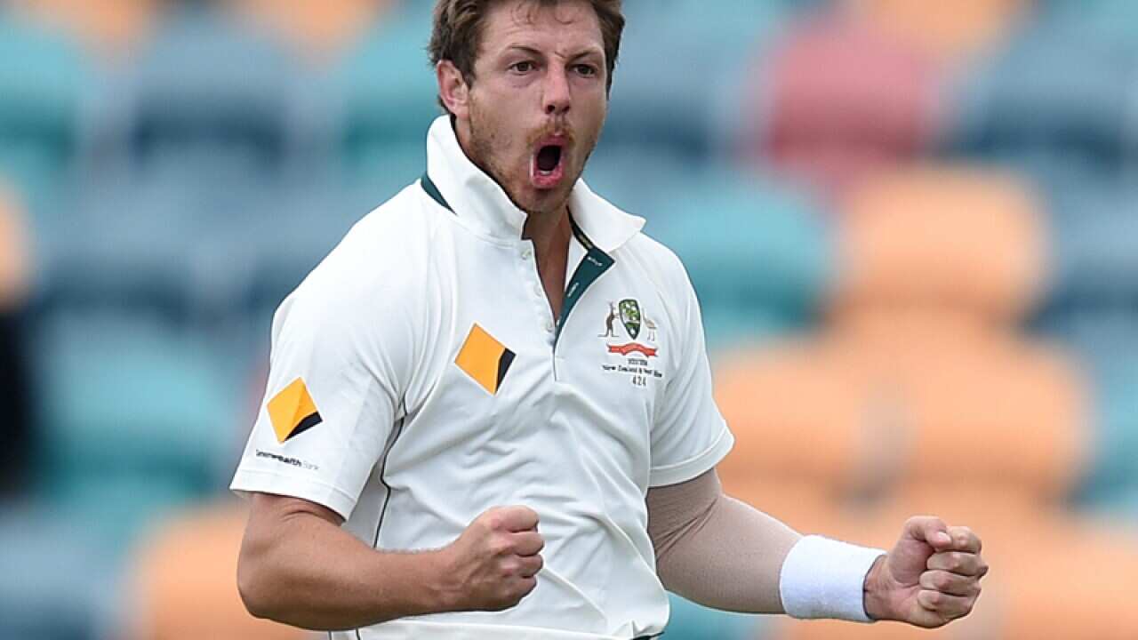 Australian bowler James Pattinson.