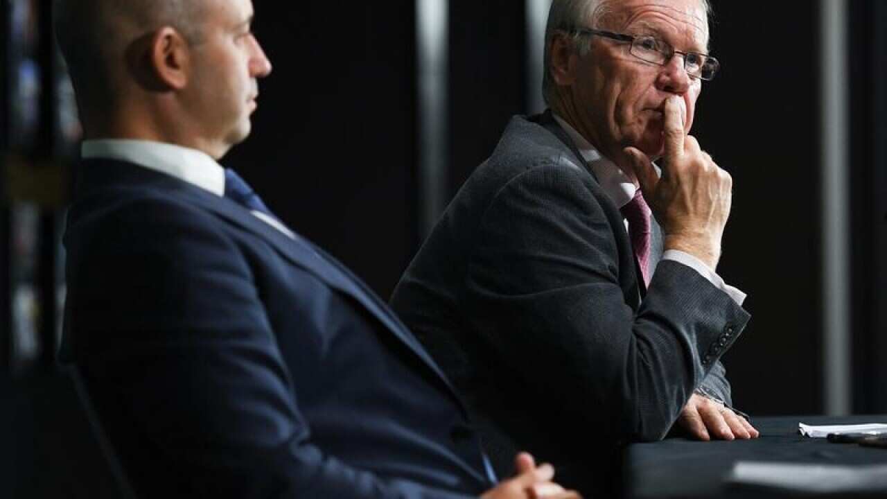 Todd Greenberg (left) and Peter Beattie
