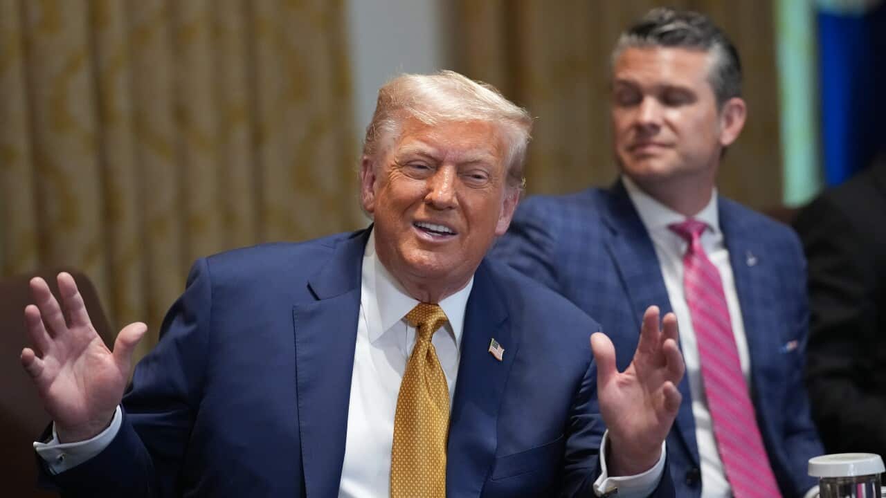 President Trump Meets With His Cabinet At The White House