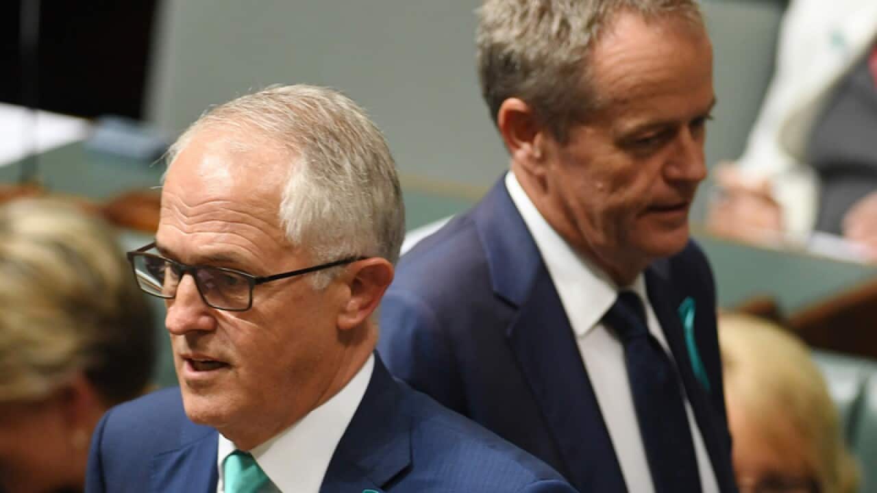 Prime Minister Malcolm Turnbull and Opposition Leader Bill Shorten