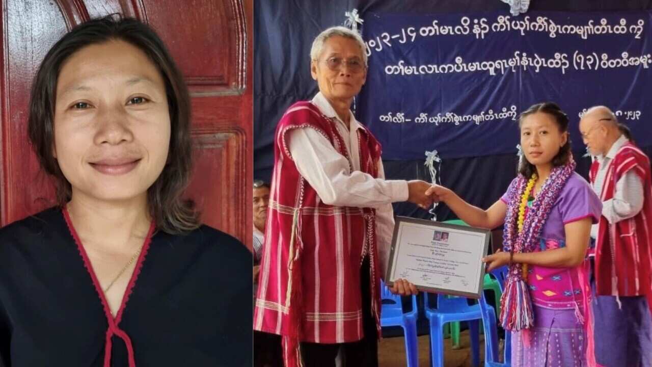Naw Hay Thi Dew Recevies 2022 Padoh Mahn Sha Young Leader Award