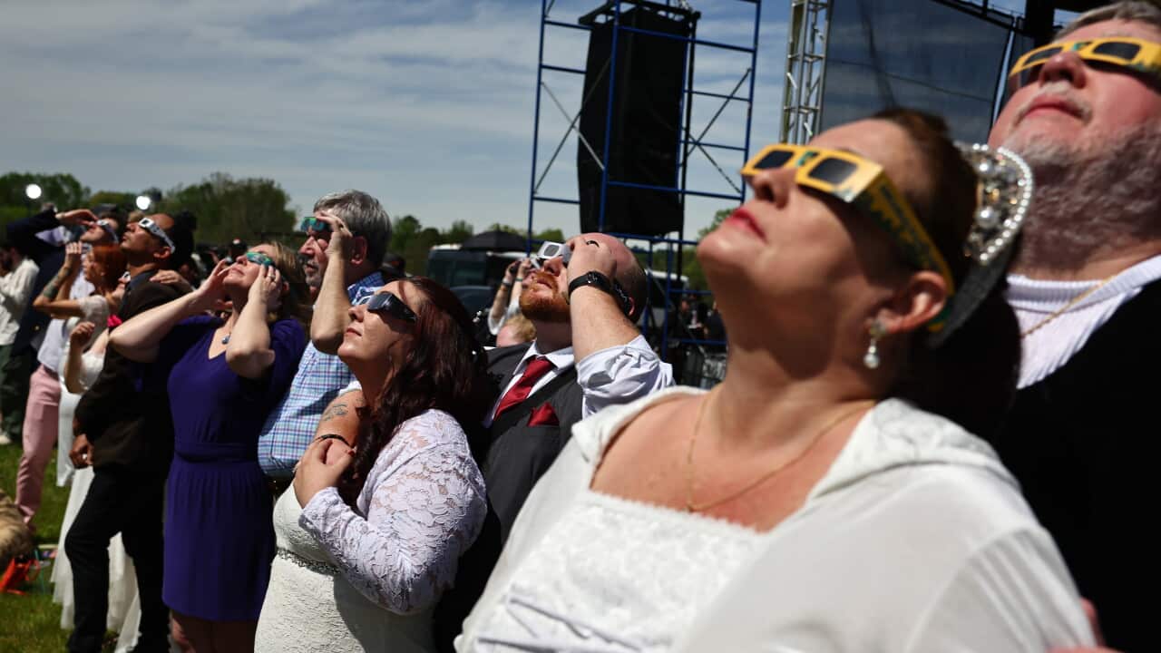 In pictures: Millions turn out across North America to witness rare solar eclipse In pictures: Millions turn out across North America to witness rare solar eclipse