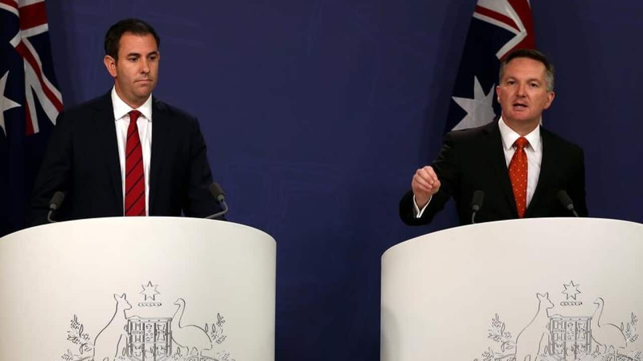 Labor's Chris Bowen and Jim Chalmers