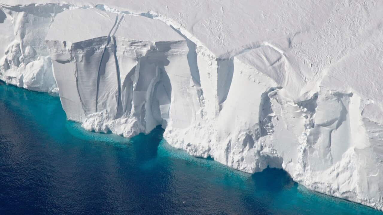 NASA shows the Getz Ice Shelf