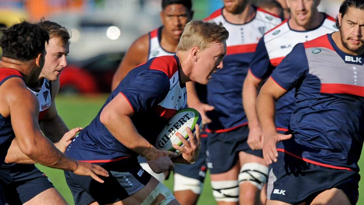 Hugh Sinclair (C) of the Rebels