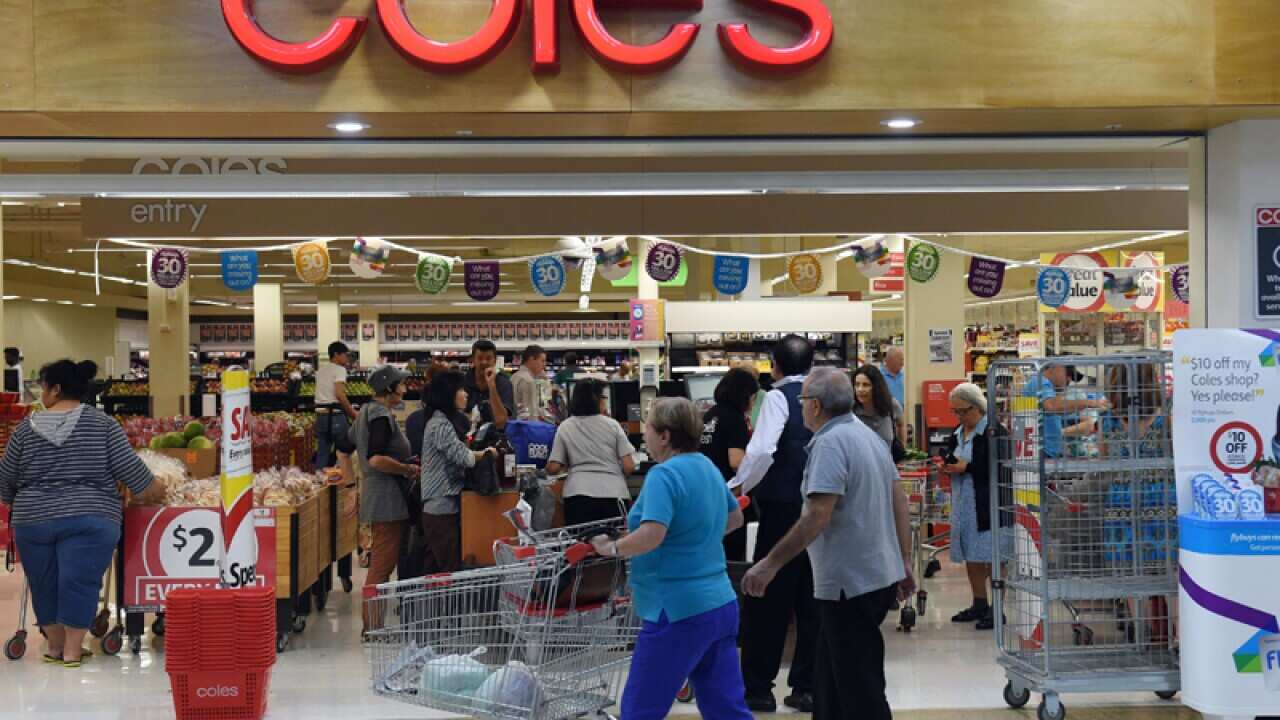 A Coles supermarket.
