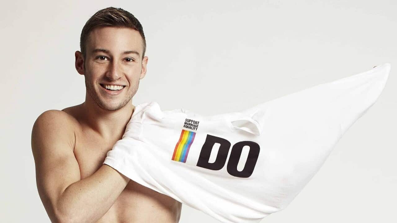 Matt Mitcham campaigned for marriage equality in Australia.