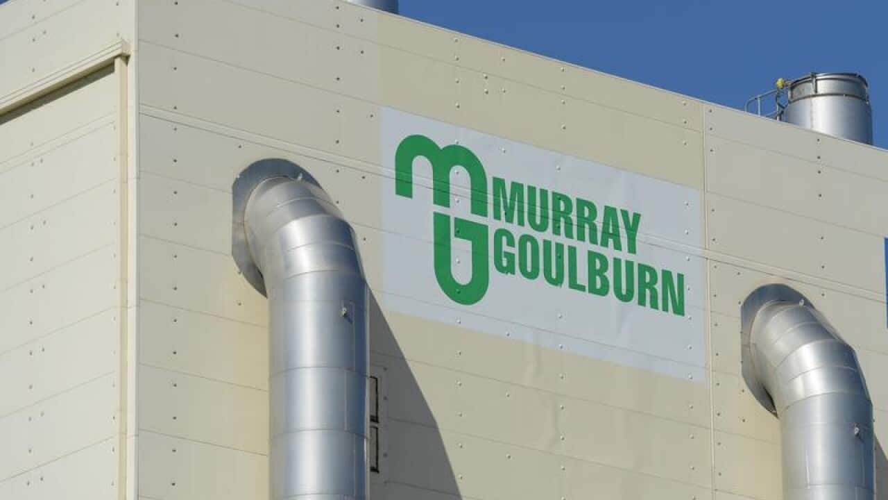 A file image of a Murray Goulburn manufacturing facility