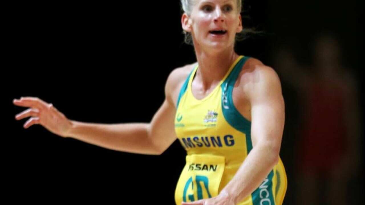 Australian netballer April Brandley.