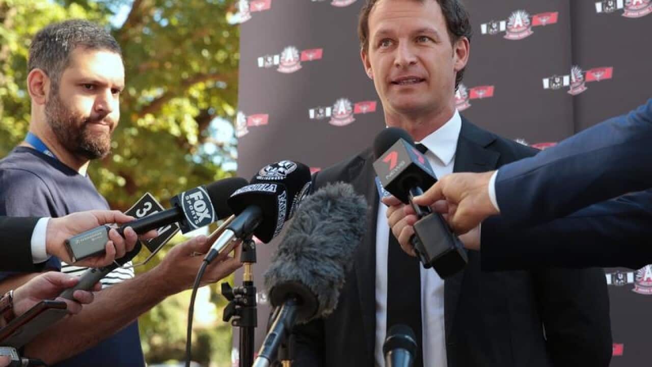 Essendon Bombers CEO Xavier Campbell