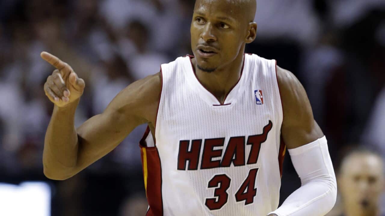 Miami Heat guard Ray Allen