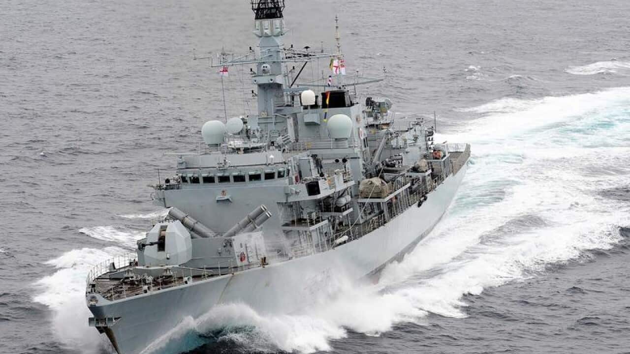 A file image of HMS Montrose
