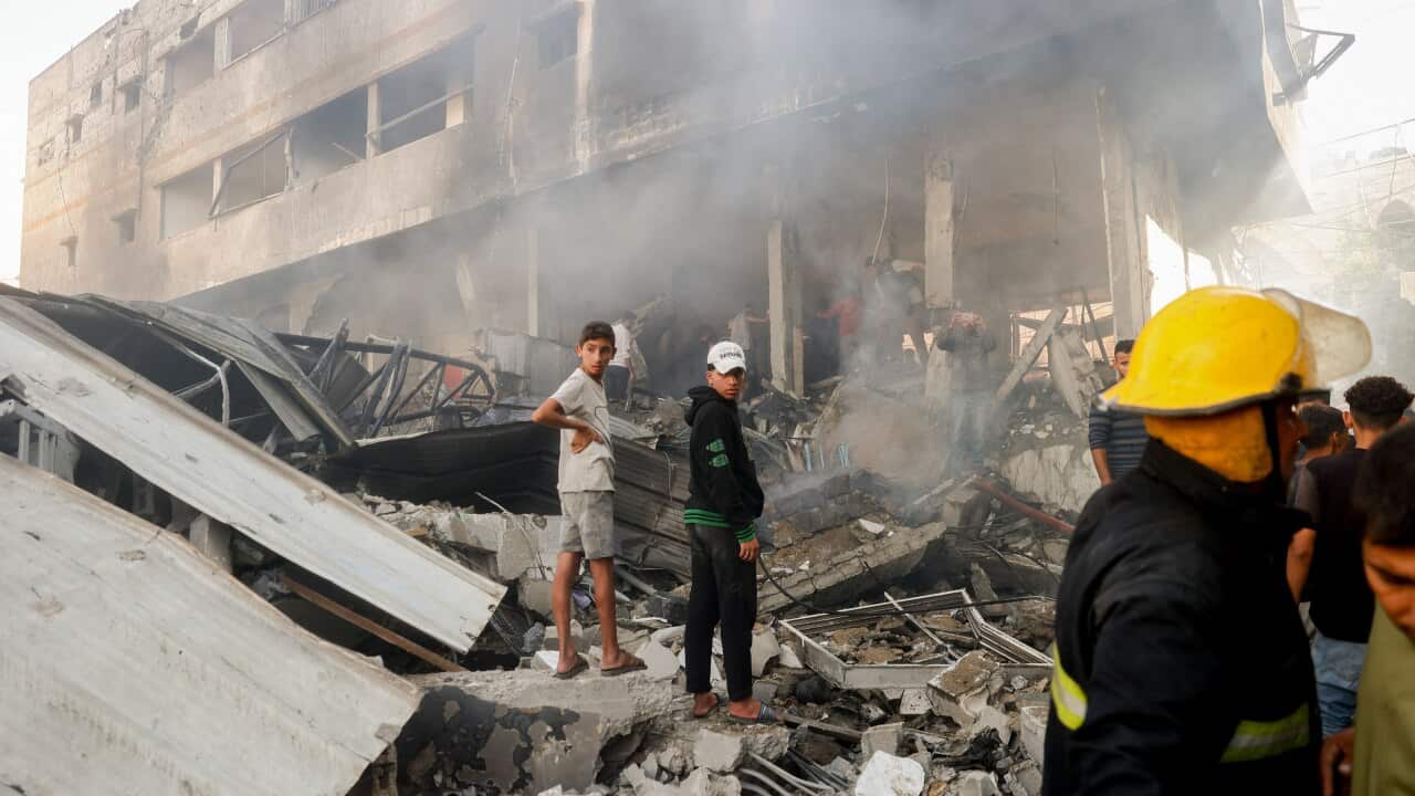 Israeli Airstrike Destroyed Building Of The Maghazi Camp - Gaza