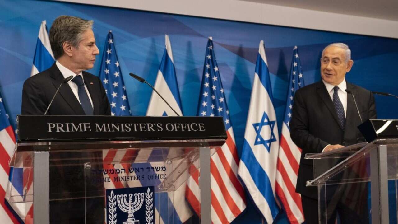 PM Netanyahu with Blinken