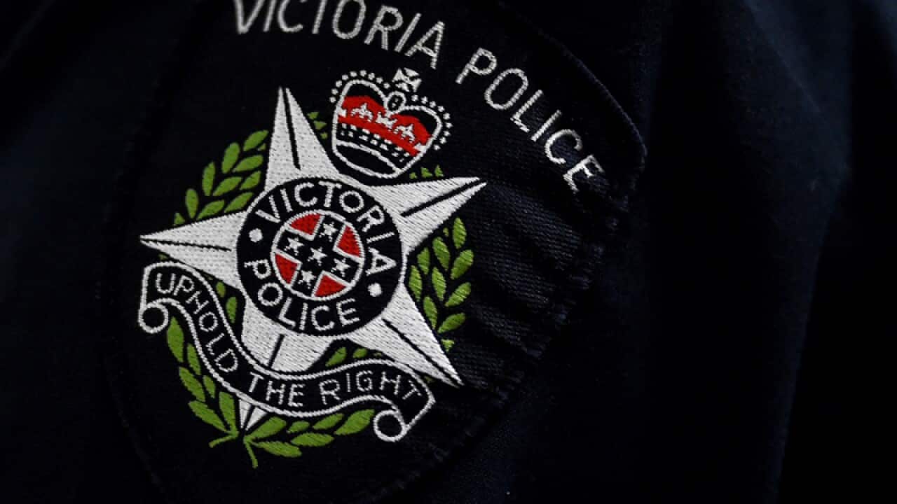 A Victoria Police logo