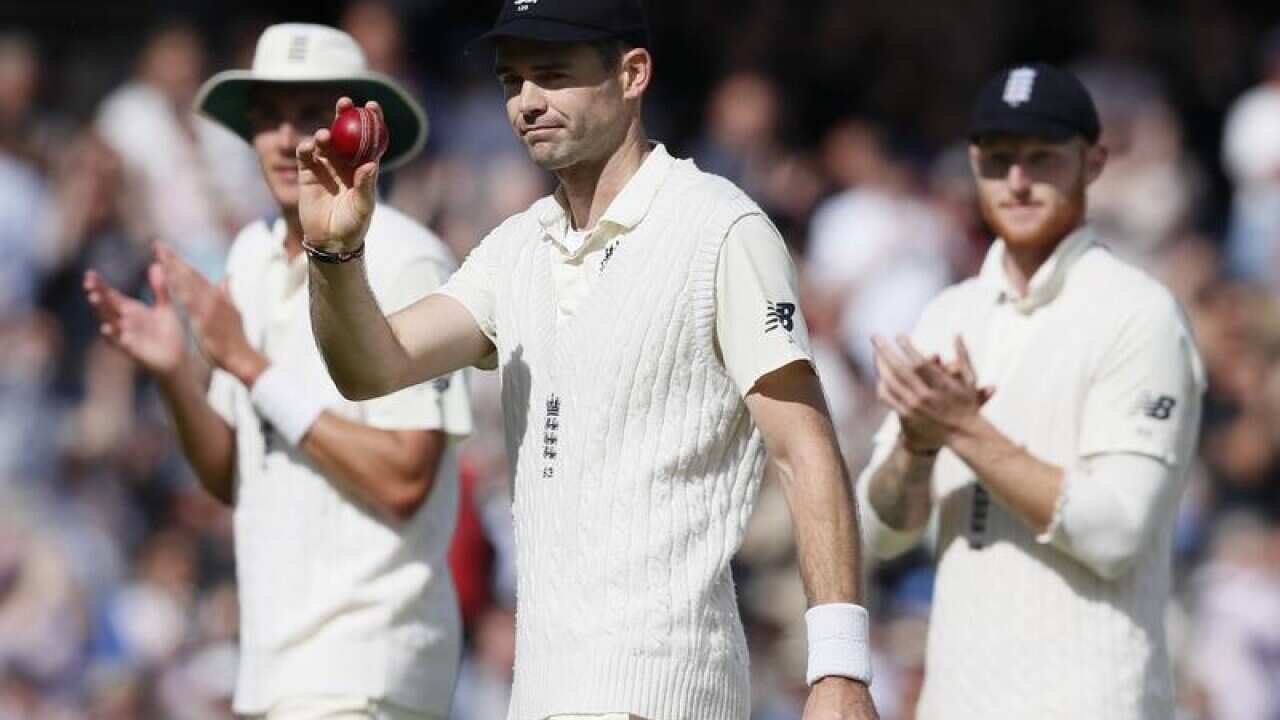 England's James Anderson
