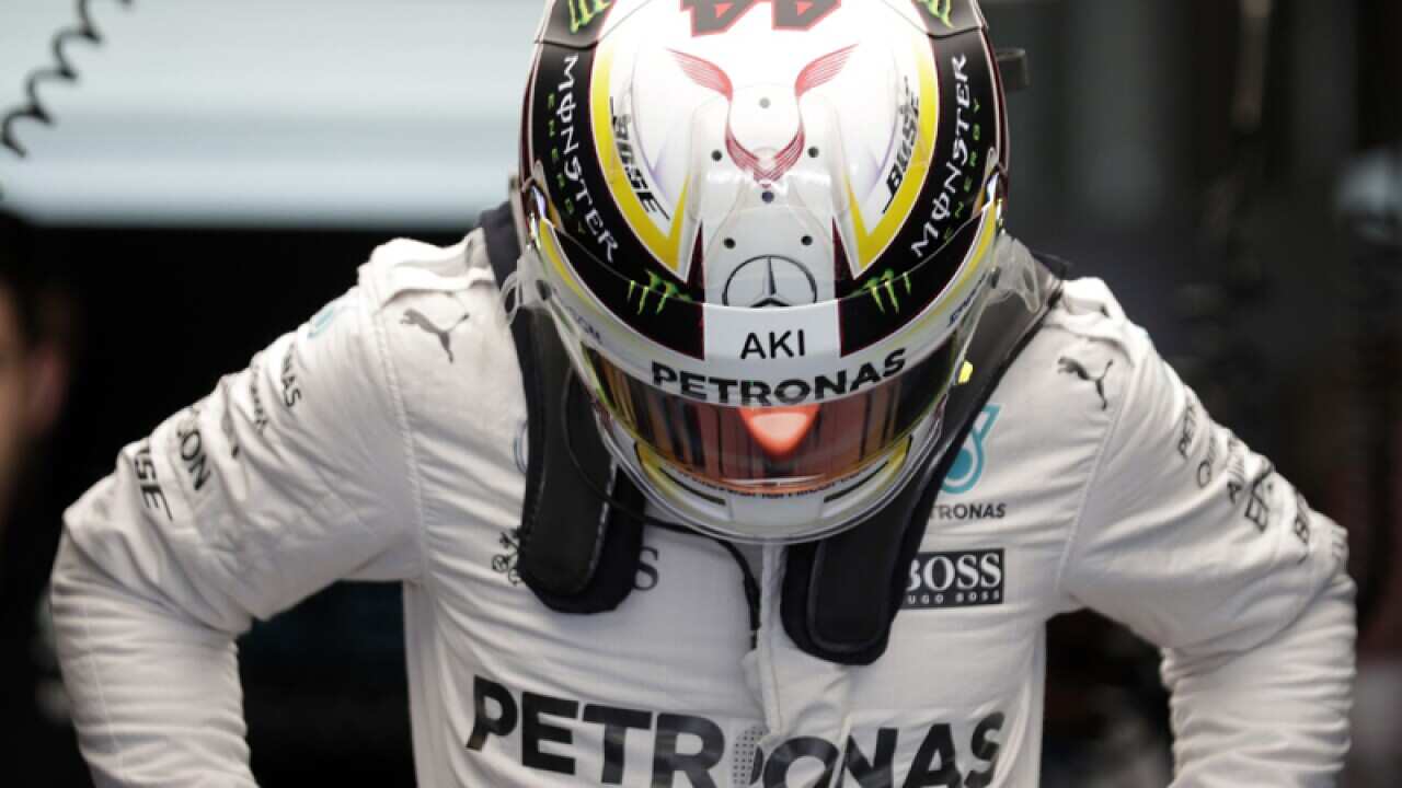 Mercedes driver Lewis Hamilton