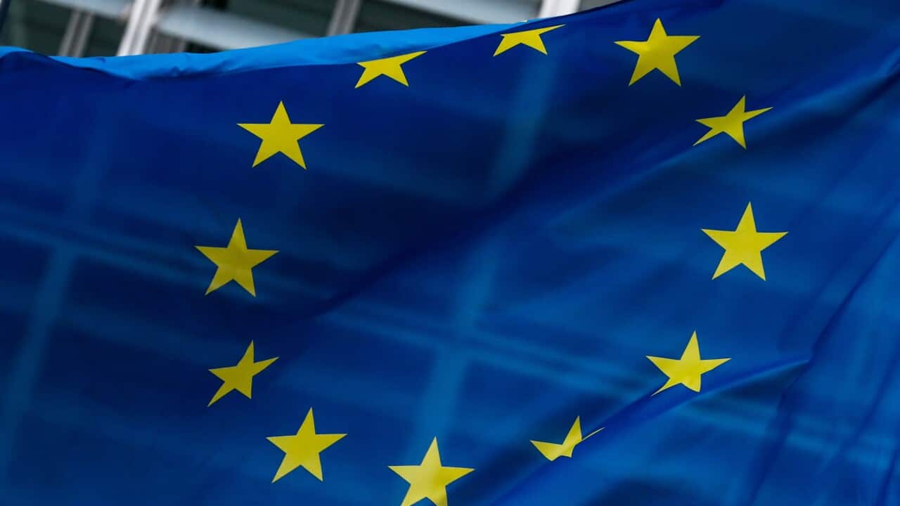 BELGIUM EU FLAGS