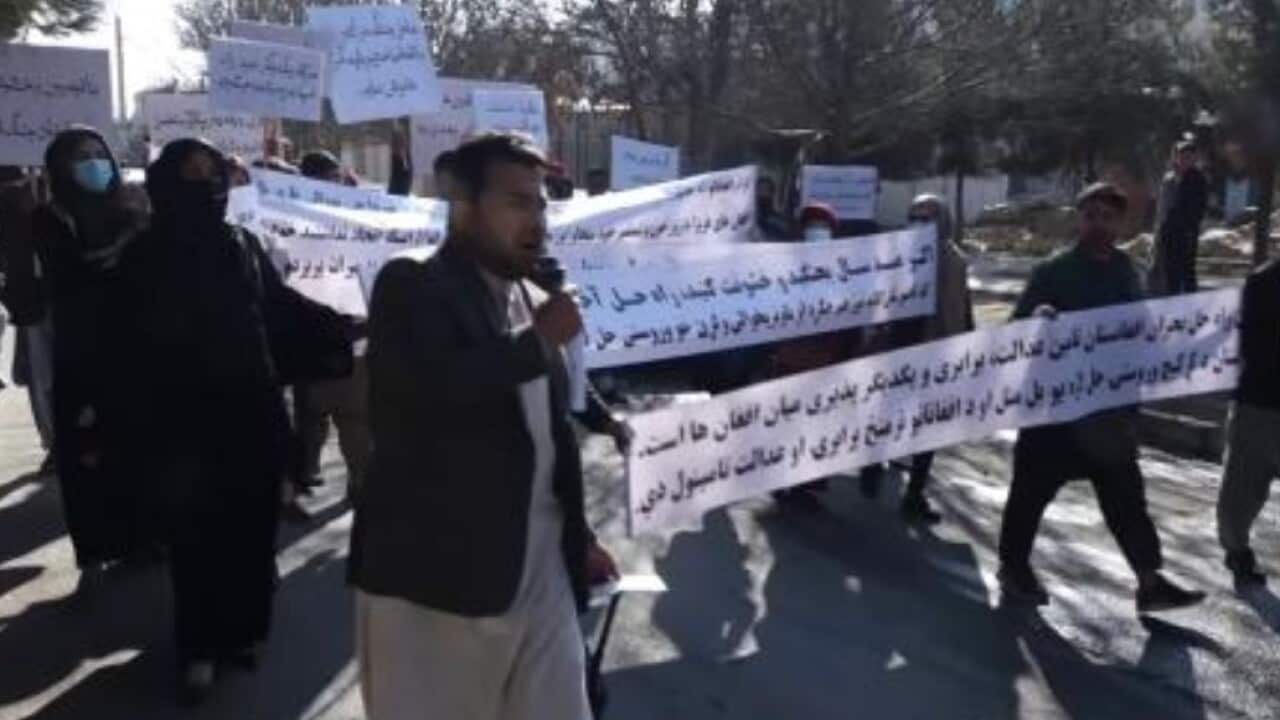 Demonstration in Kabul