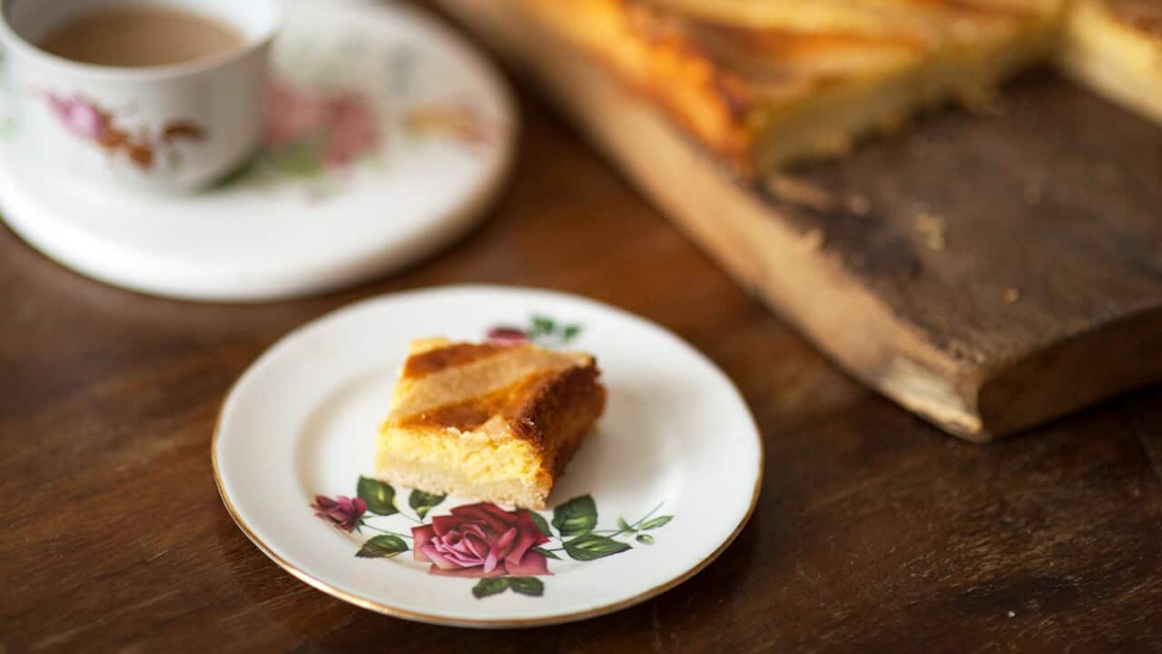 Two-citrus cheesecake (sernik)-image