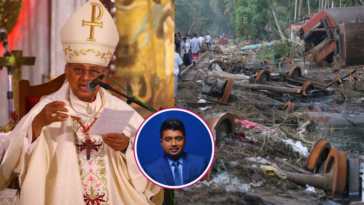 SBS Sinhala Manoj Udatiyawala Cardinal Malcolm Ranjith Tsunami 2004 Sri Lanka Giuseppe Cacace Pradeep Dambarage Getty.jpg