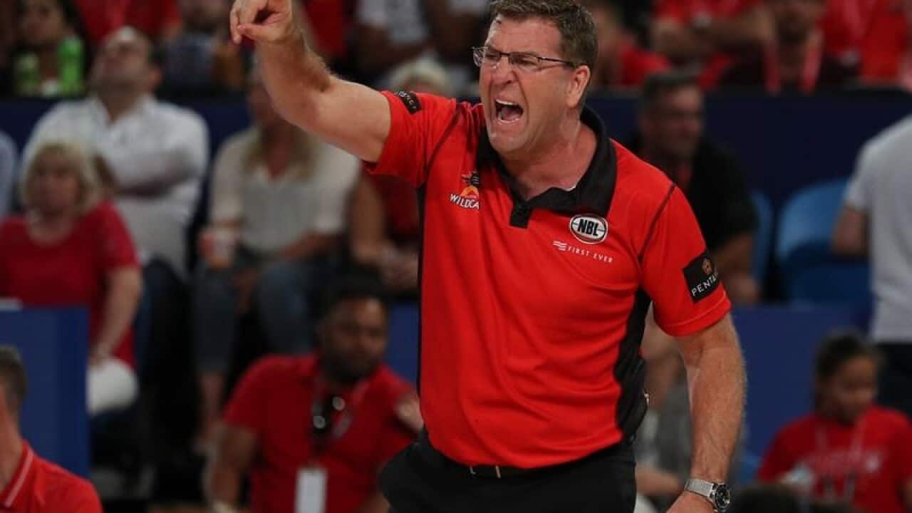 Perth wildcats coach Trevor Gleeson.