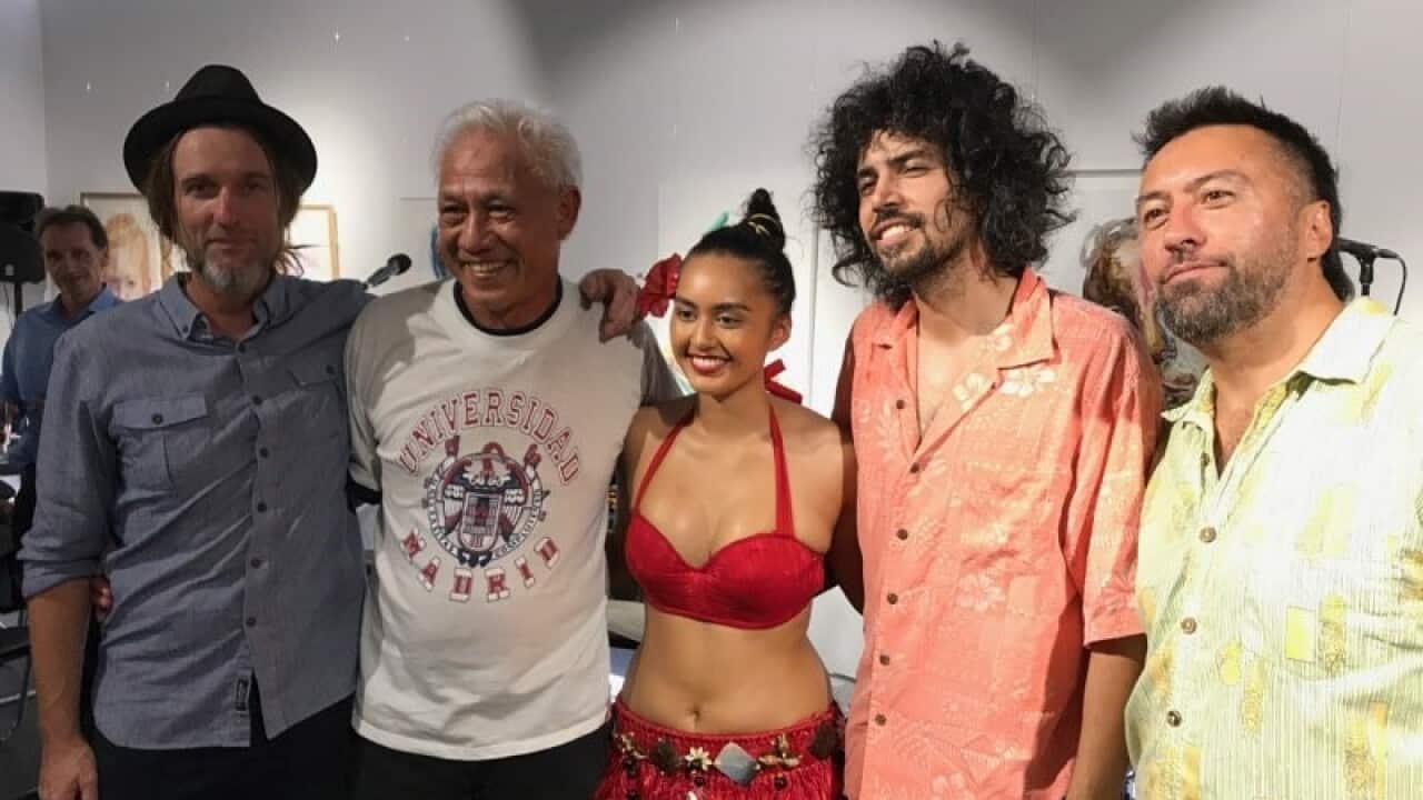 Bobby Alu (second from Right)