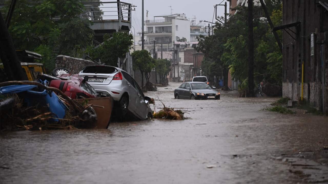 GREECE-WEATHER-FLOOD