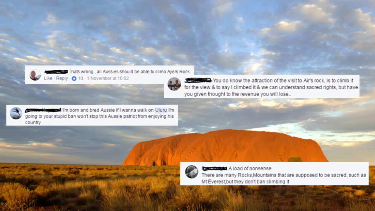 Uluru climb close