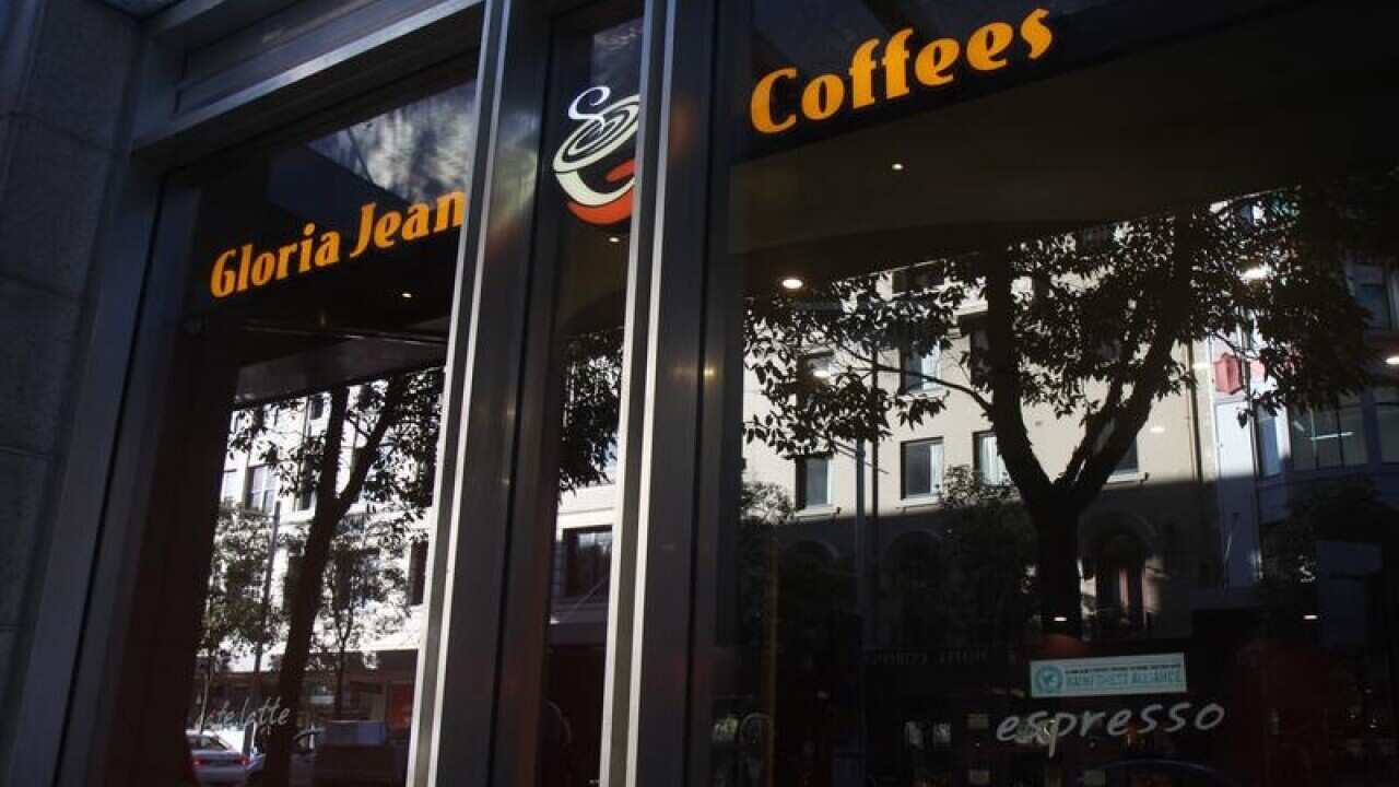 shop front of Gloria Jean's cafe