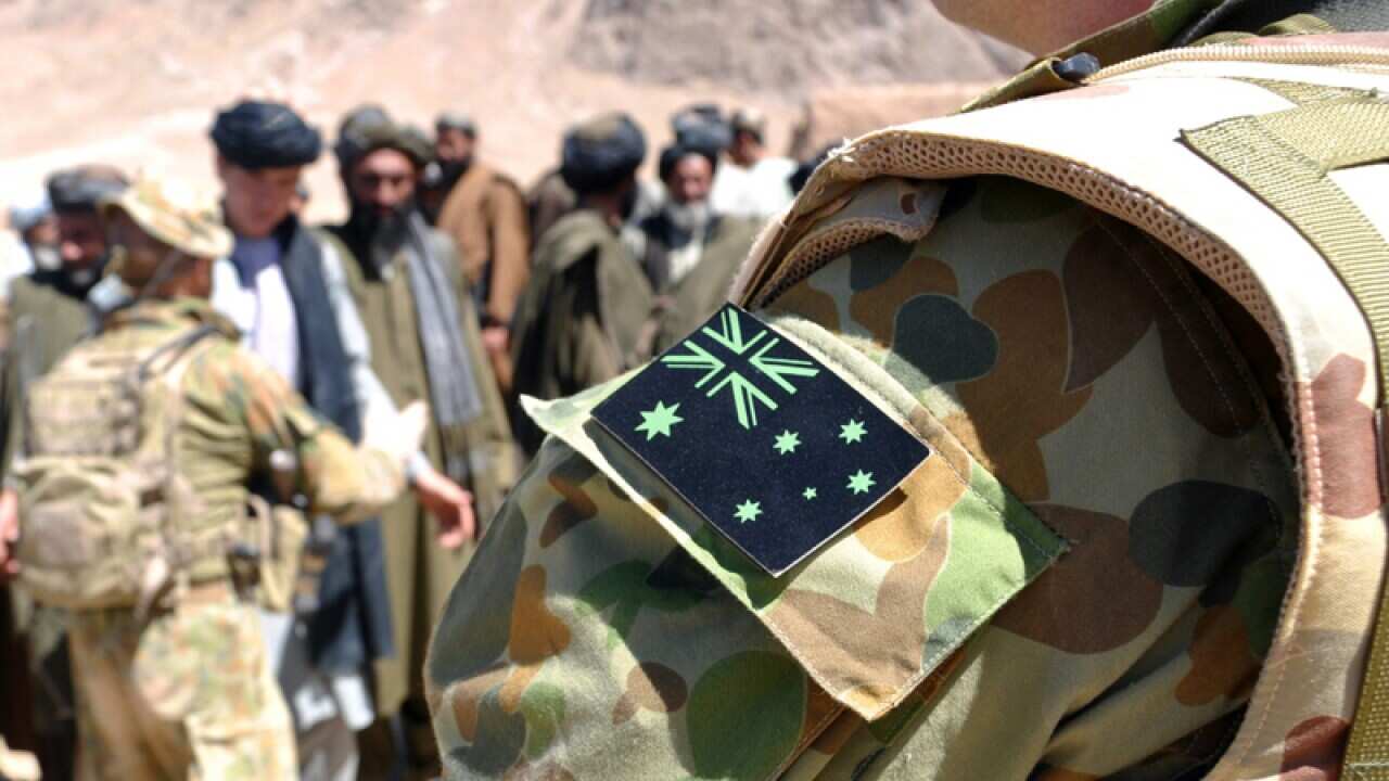 An Australian soldier