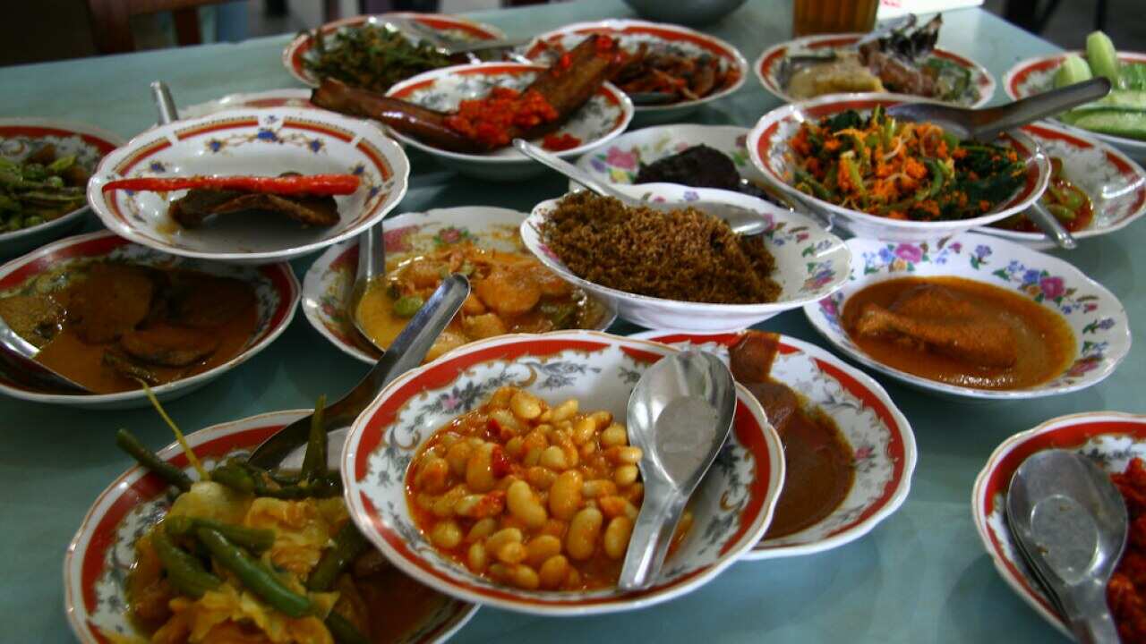 The Indonesian dish Nasi Padang is a favourite with almost everyone.