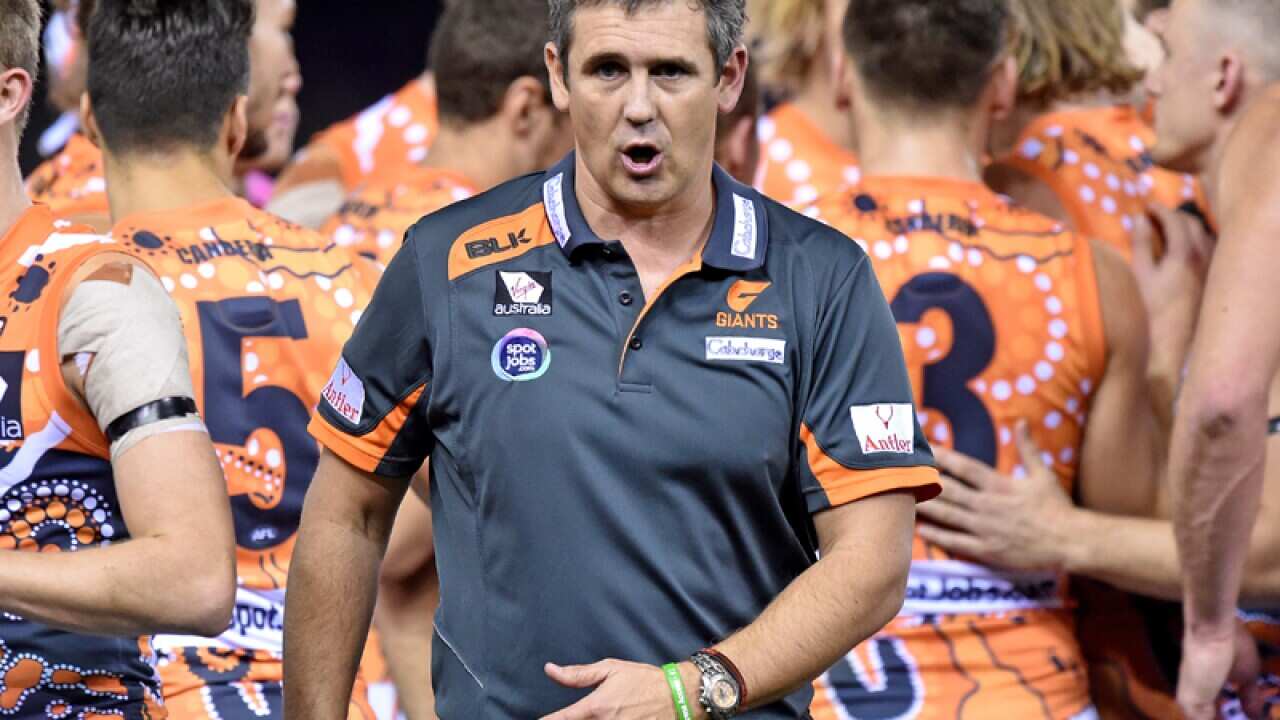 Giants head coach Leon Cameron