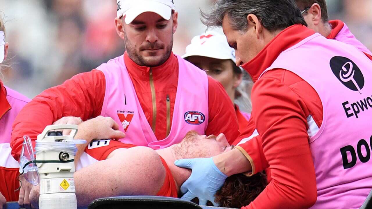 Gary Rohan of the Swans