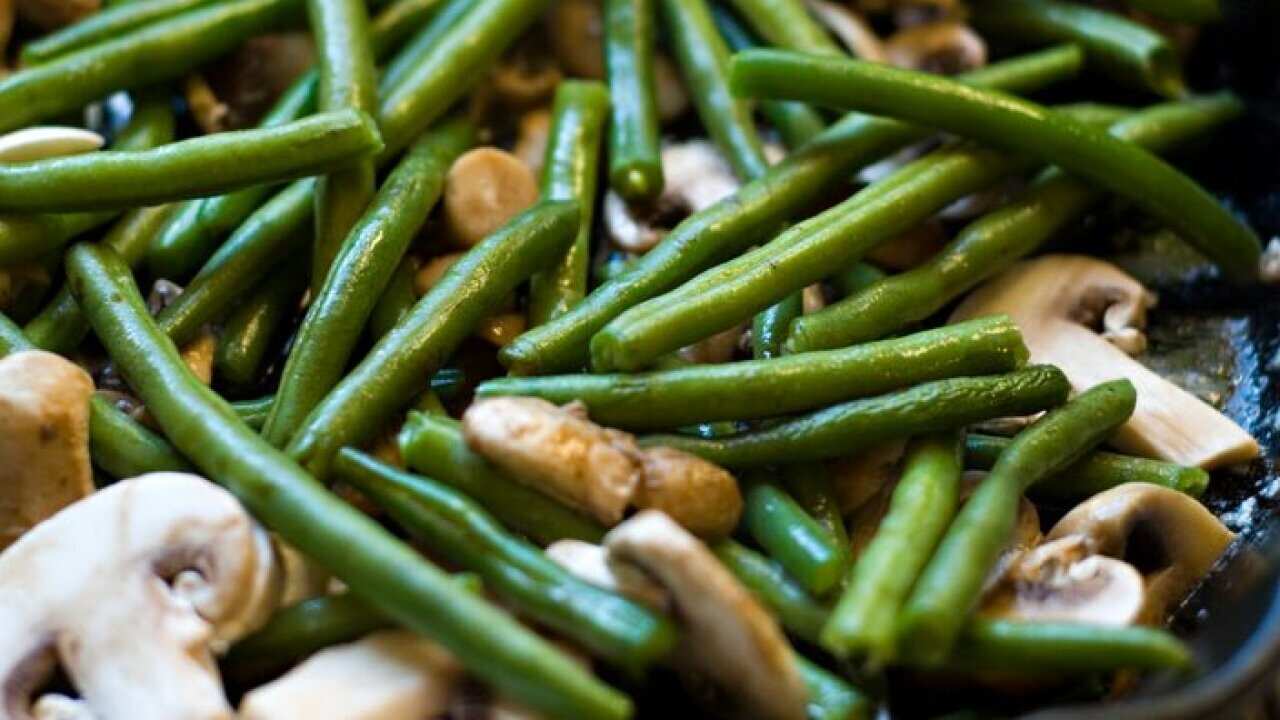 Beans and mushrooms are a popular dish during Lent