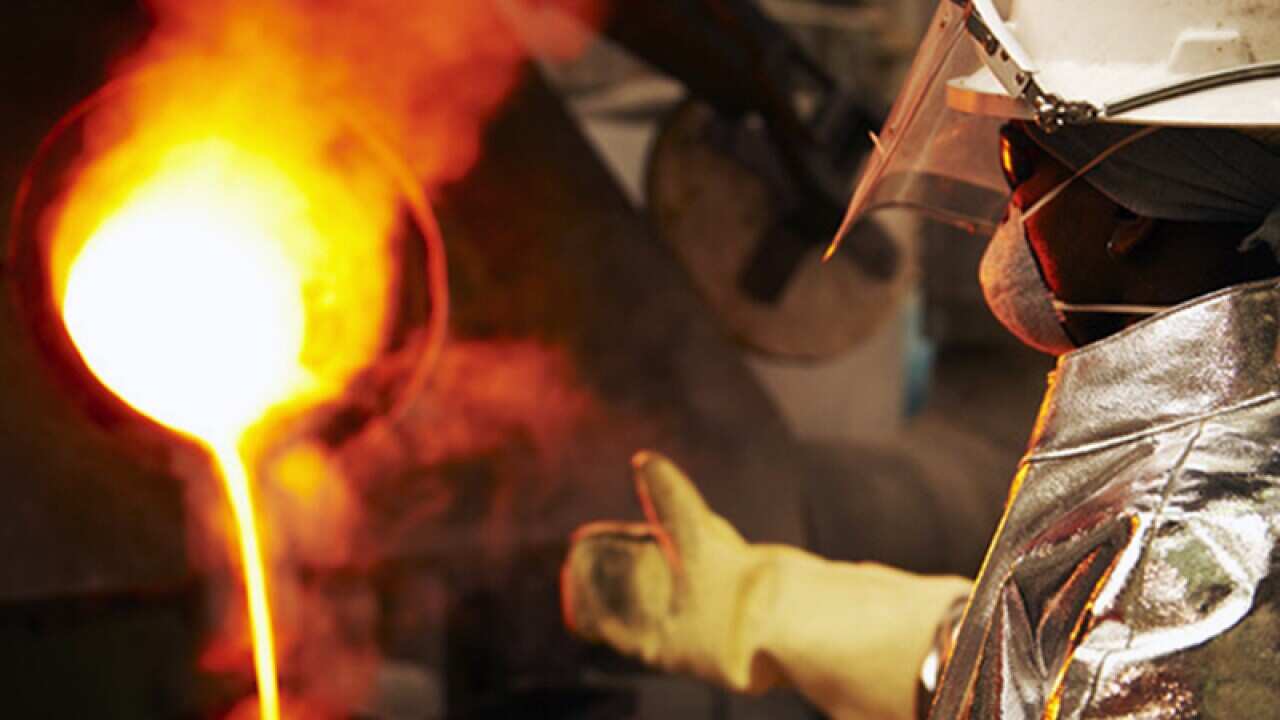 A gold mining operation