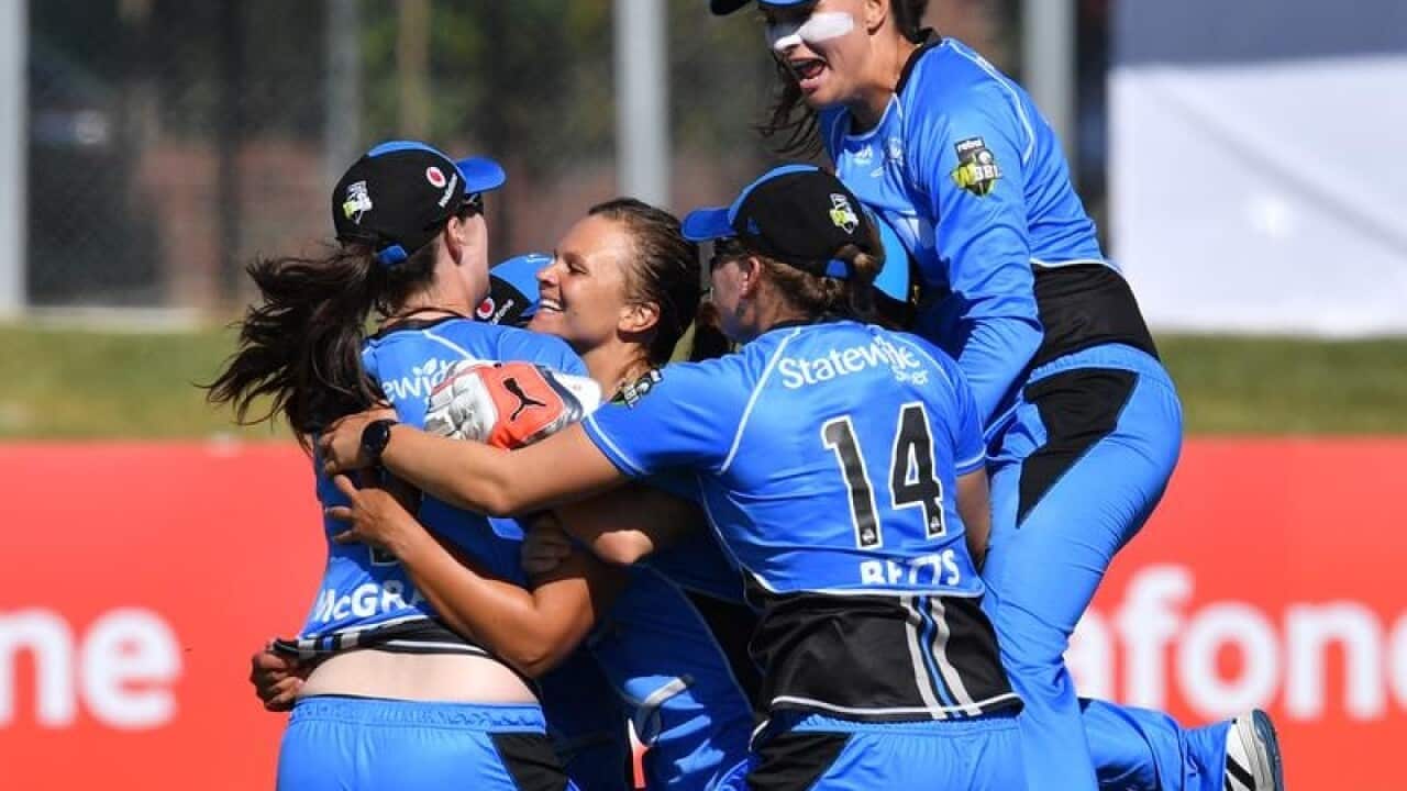 Strikers players celebrate