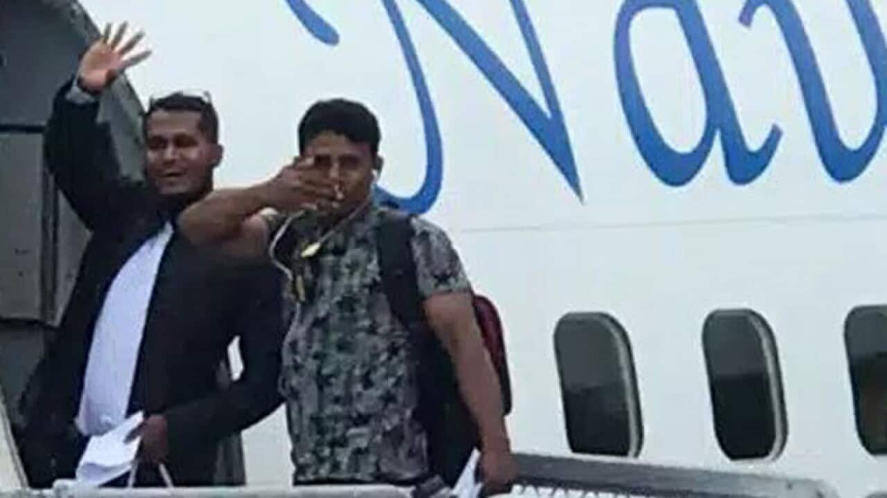 Rohingya refugees leave Nauru for the US
