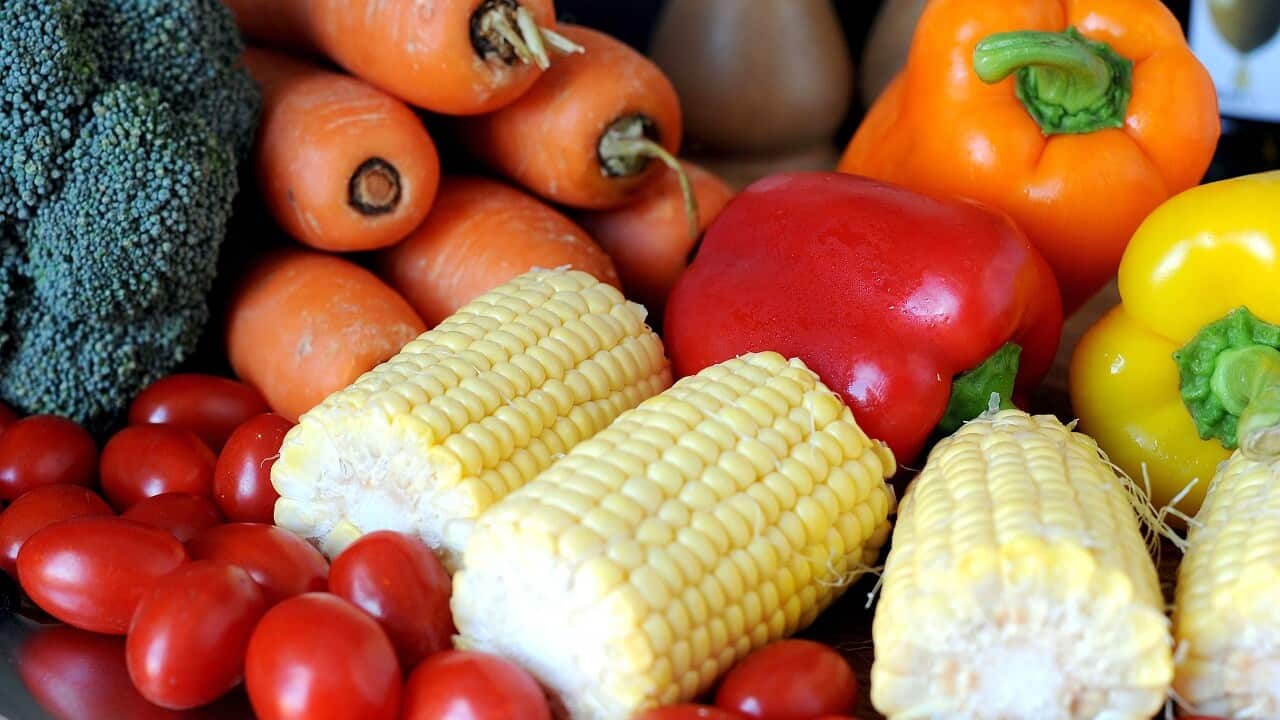 Basket of vegetables