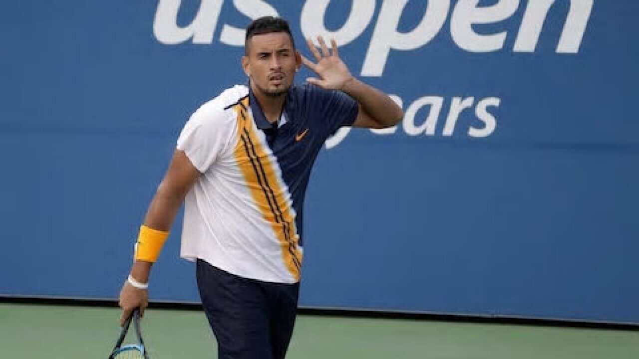 Nick Kyrgios spiced up last year's US Open with his comments on social media.