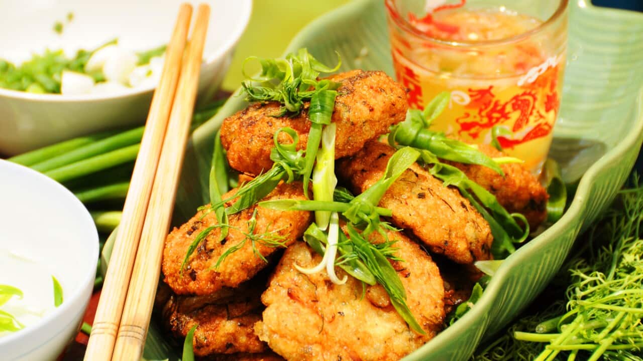 Fried fish cakes