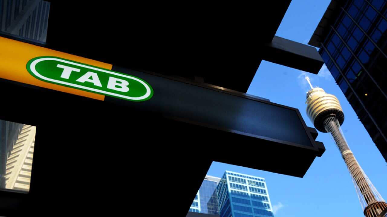 A sign for betting agency Tabcorp