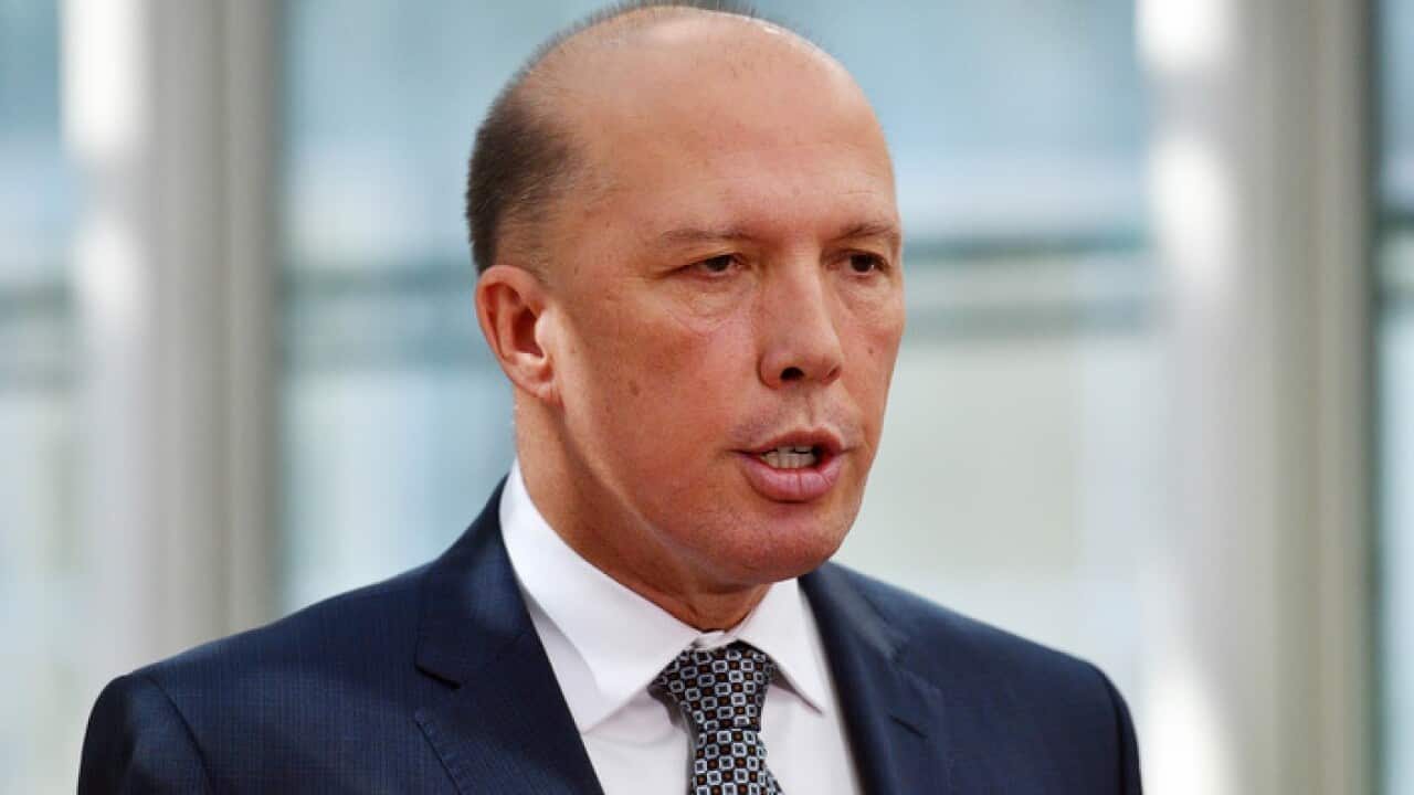 Minister for Home Affairs Peter Dutton