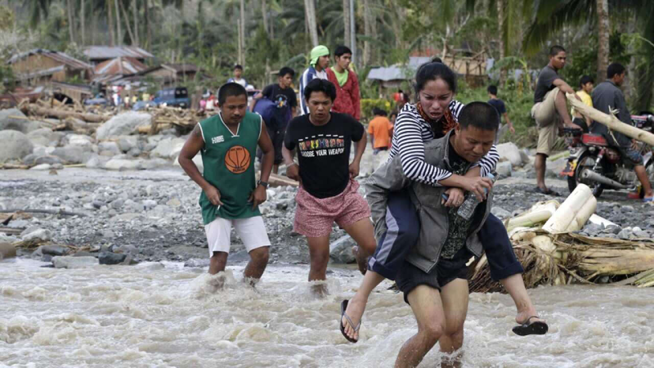 Philippine typhoon death toll nears 300