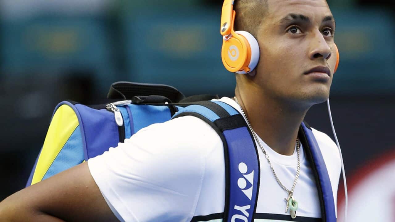Nick Kyrgios of Australia