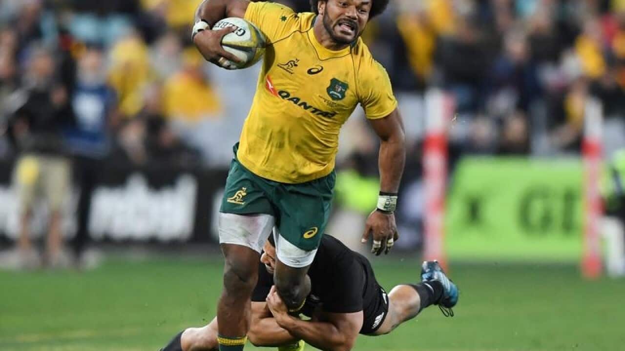 Henry Speight of Australia in action