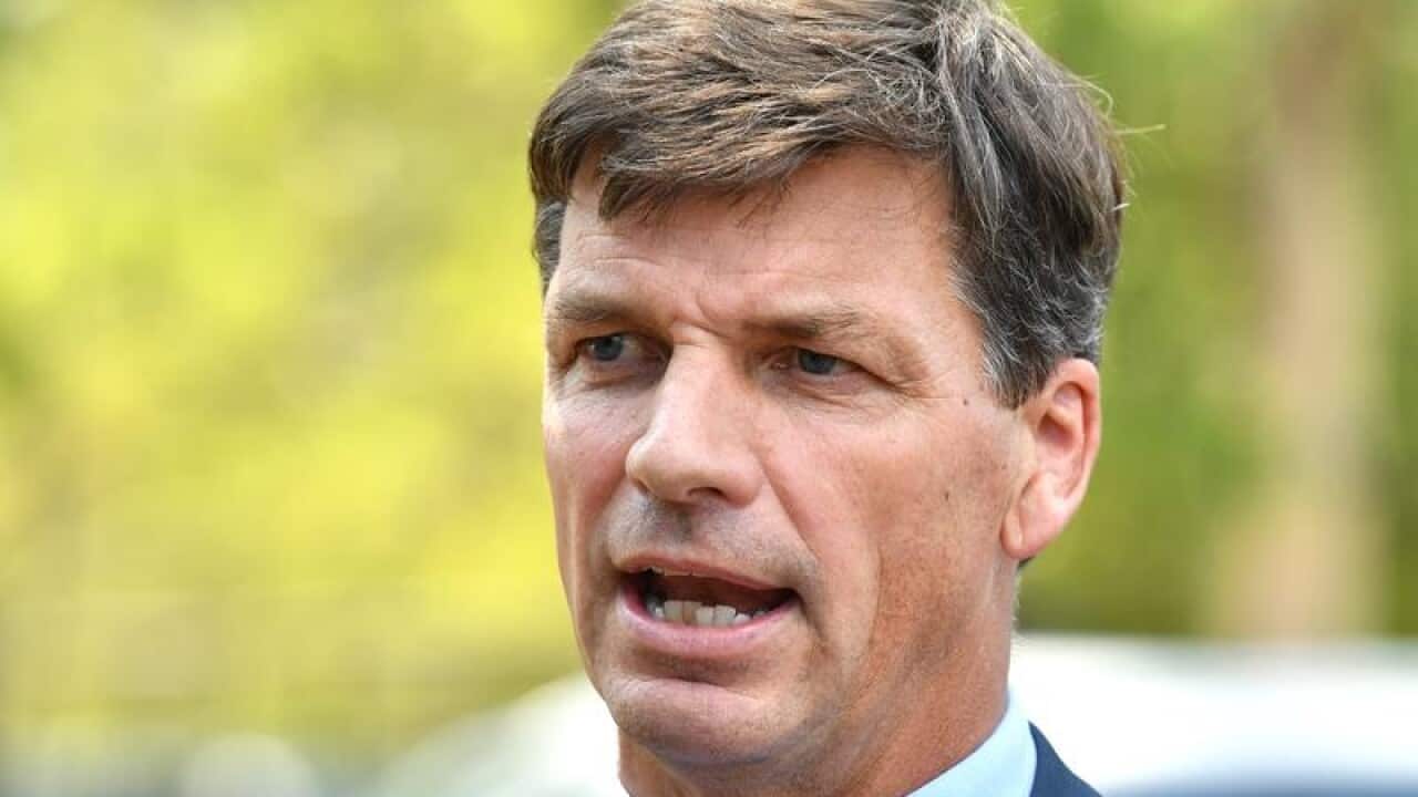 Australian Energy Minister Angus Taylor